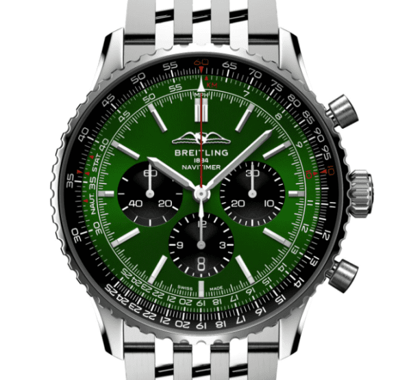 【Order now for $19 off】【Super Clone】【VIP Advanced customized version】--Breitling AB0137241L1A1 Navitimer B01 Green Dial - Νew