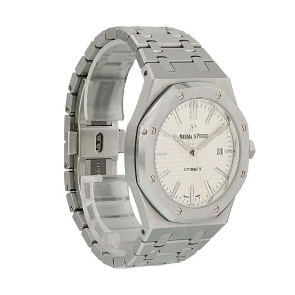 【Super Clone】Audemars Piguet Royal Oak 41mm Rhodium-Toned Dial Titanium Bracelet Men's Watch