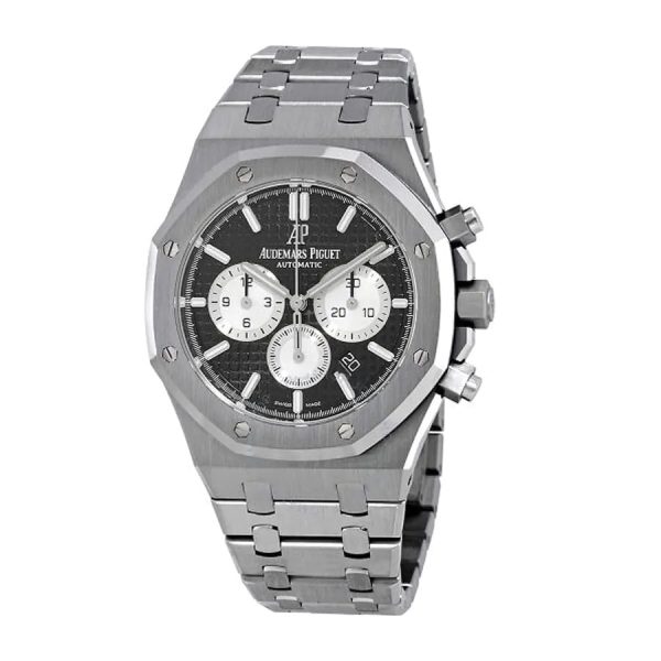 【Super Clone】Audemars Piguet Royal Oak Chronograph Watch-Black Dial 41mm