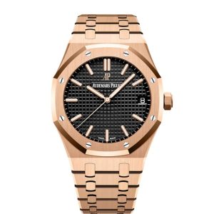 【Super Clone】Audemars Piguet Royal Oak Selfwinding, 41mm, 18k Rose Gold, Black Dial, 15500OR.OO.1220OR.01