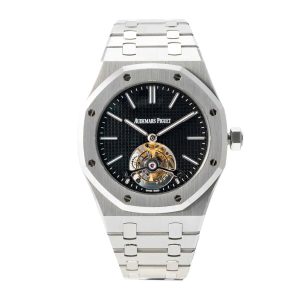 【Super Clone】Audemars piguet Royal Oak Selfwinding Tourbillon 41MM Black Dial Watch