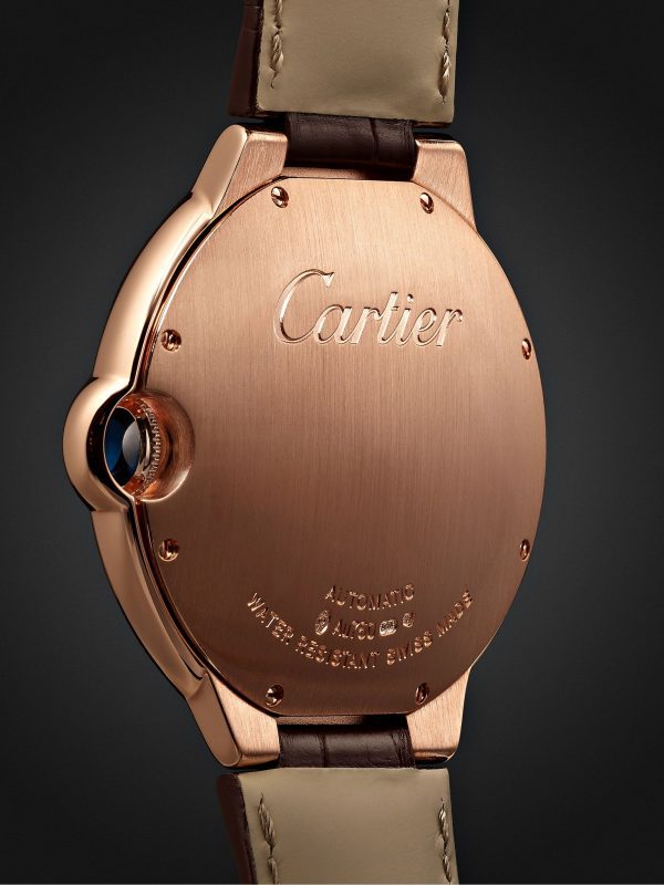 【Super Clone】Automatic 42mm 18-Karat Pink Gold and Alligator Watch, Ref. No. CRWGBB0017
