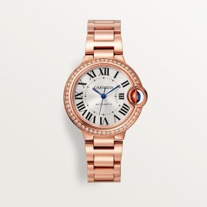【Super Clone】BALLON BLEU Diamond Rose Gold 33mm