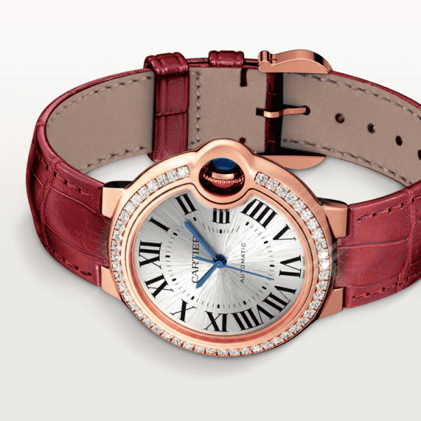 【Super Clone】BALLON BLEU Diamond Rose Gold 33mm