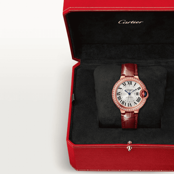 【Super Clone】BALLON BLEU Diamond Rose Gold 33mm
