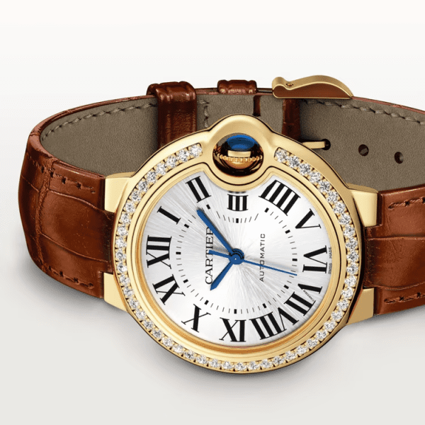 【Super Clone】BALLON BLEU Diamond Yellow Gold 33mm