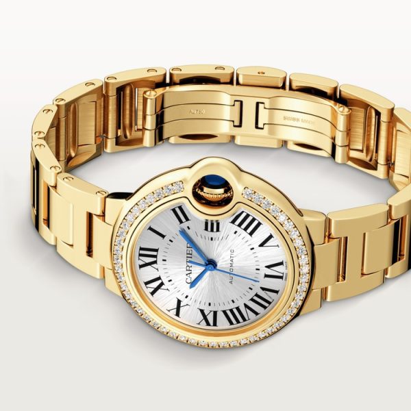【Super Clone】BALLON BLEU Diamond Yellow Gold 33mm