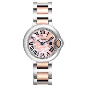 【Super Clone】BALLON BLEU Pink Mother of Pearl Dial 28mm