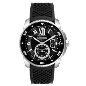 【Super Clone】Calibre Diver Black Rubber 42mm