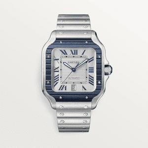 【Super Clone】SANTOS Blue PVD Bezel 39.8mm