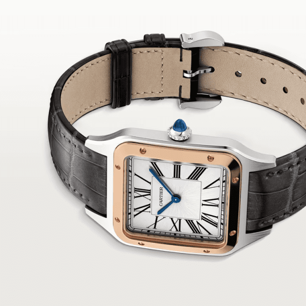 【Super Clone】SANTOS-DUMONT Rose Gold Mix 46mm