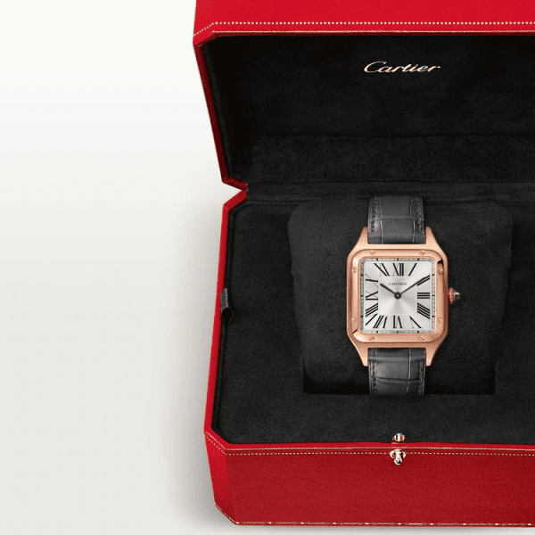 【Super Clone】SANTOS-DUMONT RoseGoldMix 38mm