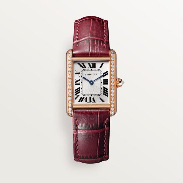 【Super Clone】TANK LOUIS Rose Gold Diamond 22mm