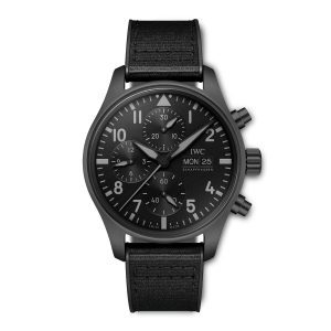 【Super Clone】【Top replica】IWC-Pilot's Watch Chronograph 41 TOP GUN Ceratanium (IW388106)