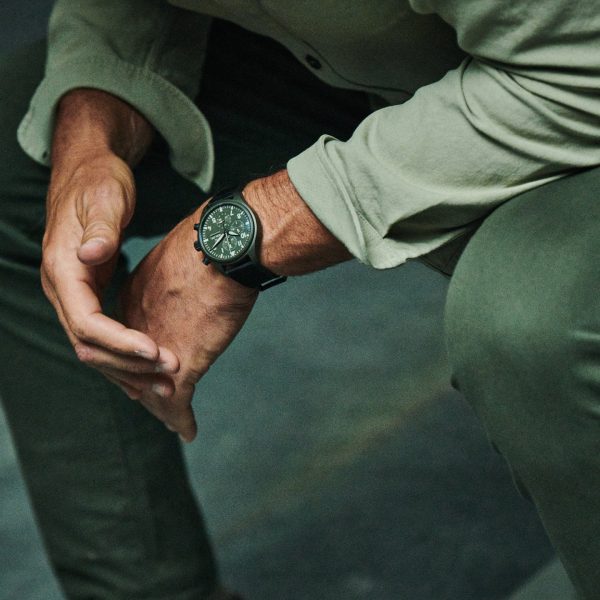 【Super Clone】【Top replica】IWC-Pilot's Watch Chronograph TOP GUN "Woodland" (IW389106)