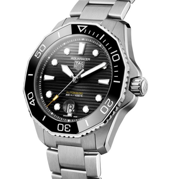 【Super Clone】【Top replica】TAG Heuer Aquaracer Calibre 5 Automatic Mens Black Steel Watch
