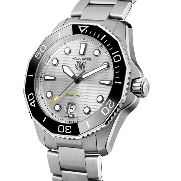 【Super Clone】【Top replica】TAG Heuer Aquaracer Calibre 5 Automatic Mens Silver Steel Watch