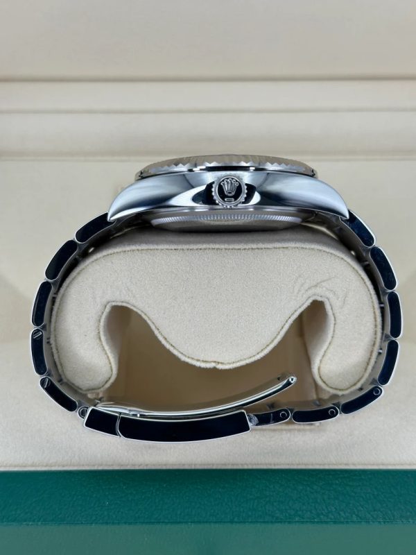 【Super Clone】12A RLX Sky-Dweller 42mm Stainless Steel Blue Dial Oyster - 336934