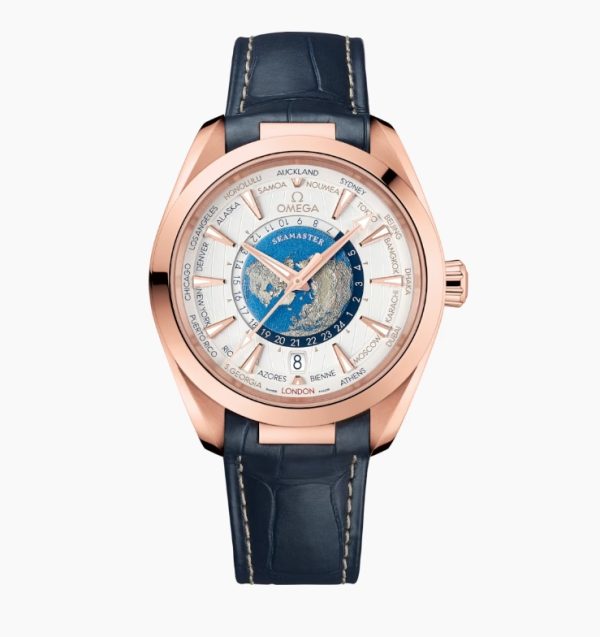 【Super Clone】Omega AQUA TERRA 150M CO‐AXIAL MASTER CHRONOMETER GMT WORLDTIMER 43 MM