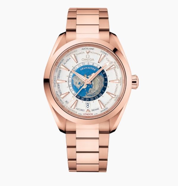 【Super Clone】Omega AQUA TERRA 150M CO‐AXIAL MASTER CHRONOMETER GMT WORLDTIMER 43 MM