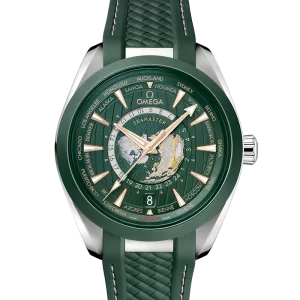 【Super Clone】OMEGA SEAMASTER AQUA TERRA 150M CO‐AXIAL MASTER CHRONOMETER GMT WORLDTIMER 43 MM
