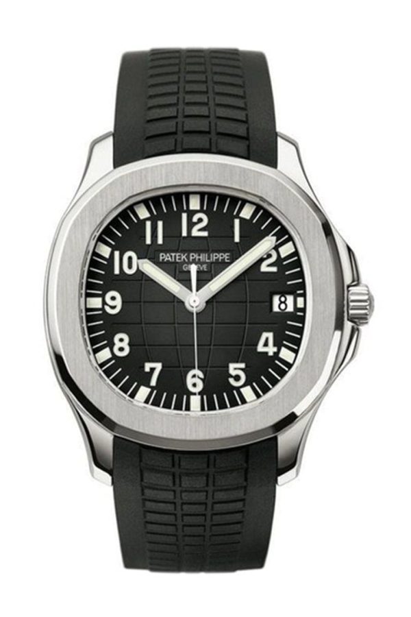 【Super Clone】Patek Philippe Aquanaut Automatic Black Dial Stainless Steel Men's Watch 5167A-001