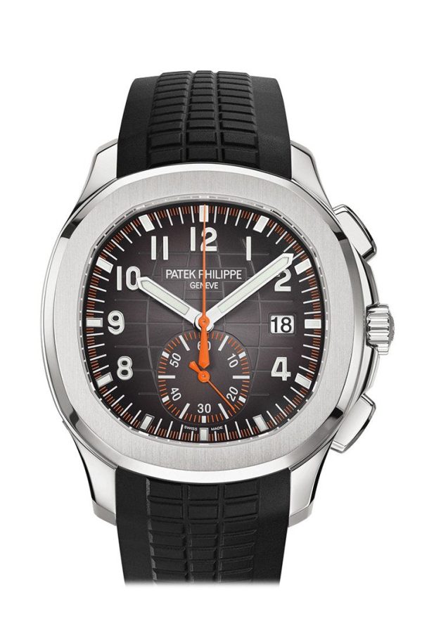 【Super Clone】Patek Philippe Aquanaut Black Dial Automatic Men's Chronograph Watch 5968A-001