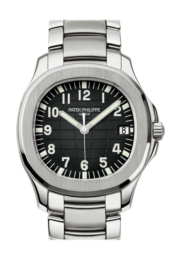 【Super Clone】Patek Philippe Aquanaut Black Dial Stainless Steel Automatic Men's Watch 5167-1A 5167/1A