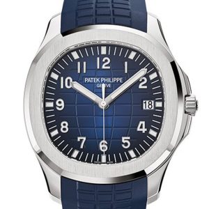 【Super Clone】Patek Philippe Aquanaut Blue Dial 18K White Gold Men's Watch 5168G-001