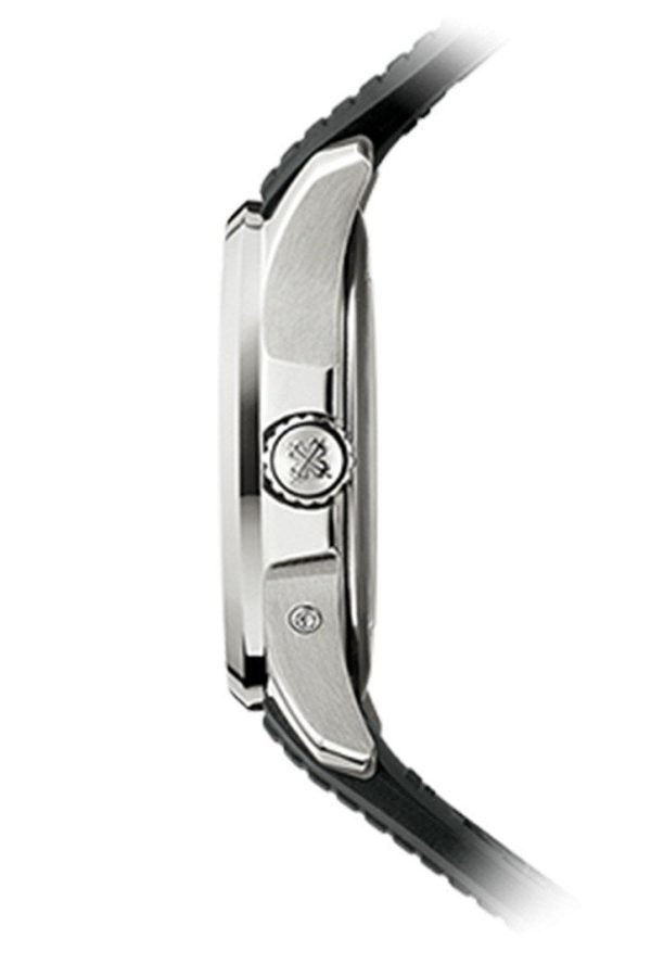 【Super Clone】Patek Philippe Aquanaut Dual Time Black Dial Automatic Men's Watch 5164A-001