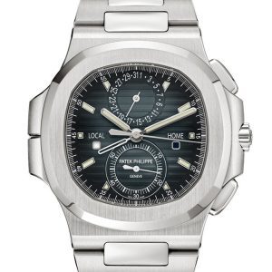 【Super Clone】Patek Philippe Nautilus Travel Time Chronograph Dual Time 5990/1A-011 5990/1A