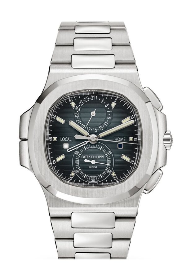 【Super Clone】Patek Philippe Nautilus Travel Time Chronograph Dual Time 5990/1A-011 5990/1A