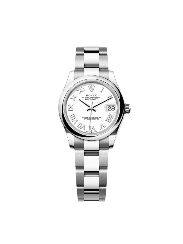 【Super Clone】RLX Datejust m278240-0003/0004 31mm White Roman Domed Bezel Oyster Oystersteel