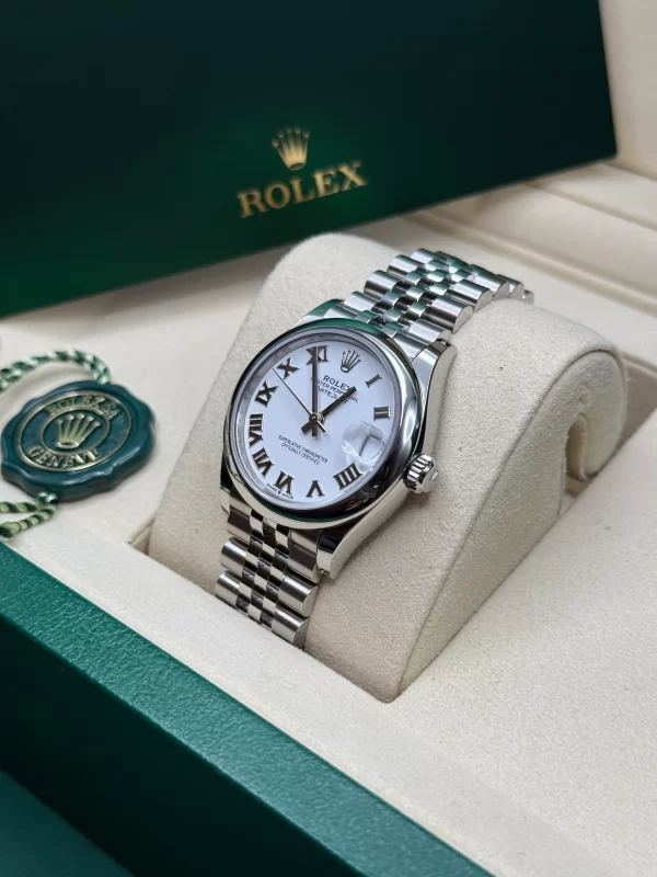 【Super Clone】RLX Datejust m278240-0003/0004 31mm White Roman Domed Bezel Oyster Oystersteel