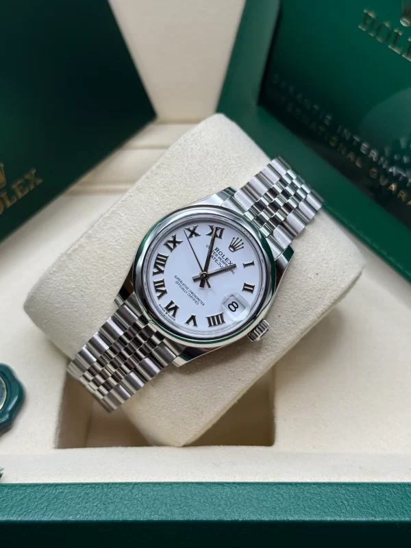 【Super Clone】RLX Datejust m278240-0003/0004 31mm White Roman Domed Bezel Oyster Oystersteel