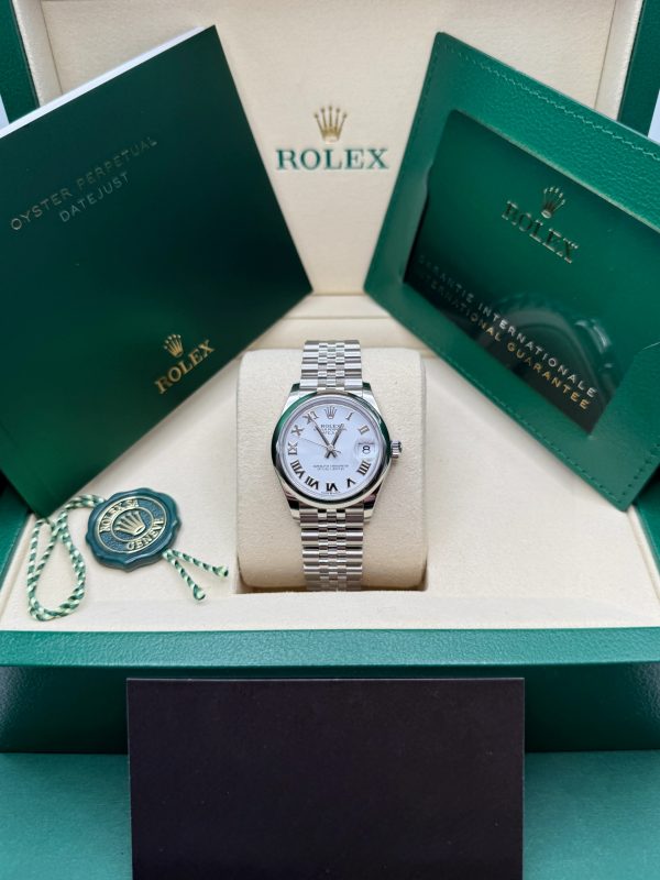 【Super Clone】RLX Datejust m278240-0003/0004 31mm White Roman Domed Bezel Oyster Oystersteel