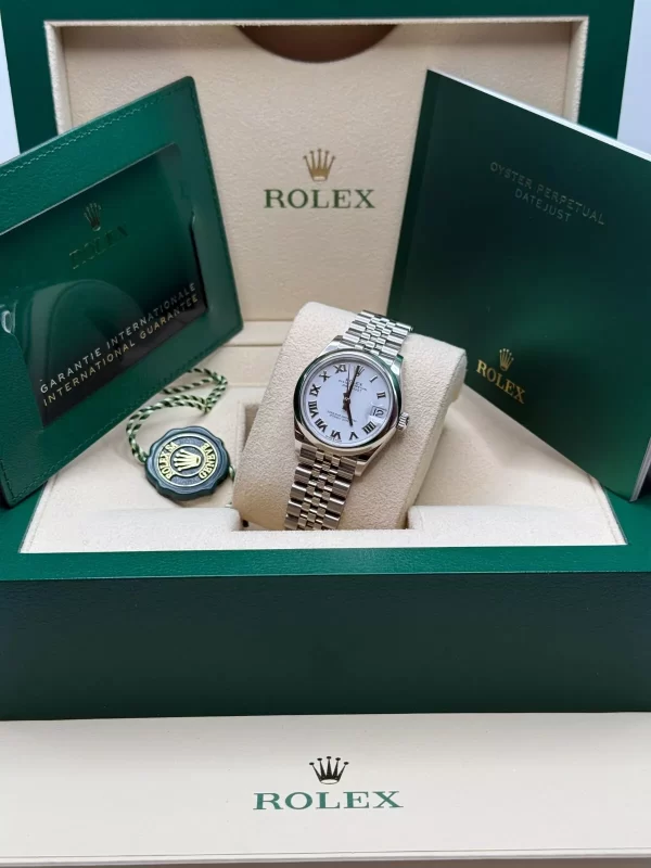 【Super Clone】RLX Datejust m278240-0003/0004 31mm White Roman Domed Bezel Oyster Oystersteel