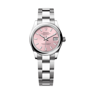 【Super Clone】RLX Datejust m278240-0007/0008 31mm Pink Index Domed Bezel Oyster Oystersteel