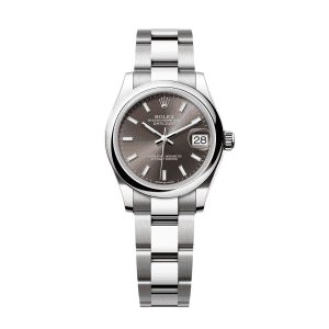 【Super Clone】RLX Datejust m278240-0009/0010 31mm Dark Grey Domed Bezel Oyster Oystersteel