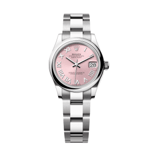 【Super Clone】RLX Datejust m278240-0013/0014 31mm Pink Roman Domed Bezel Oyster Oystersteel