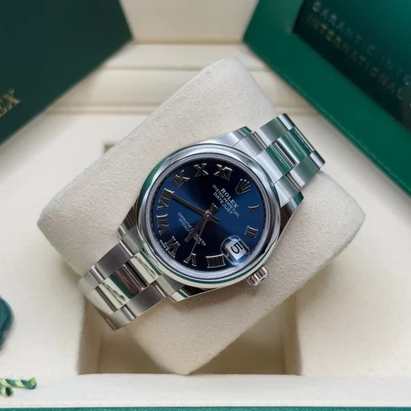 【Super Clone】RLX Datejust m278240-0017/0018 31mm Blue Roman Domed Bezel Oyster Oystersteel