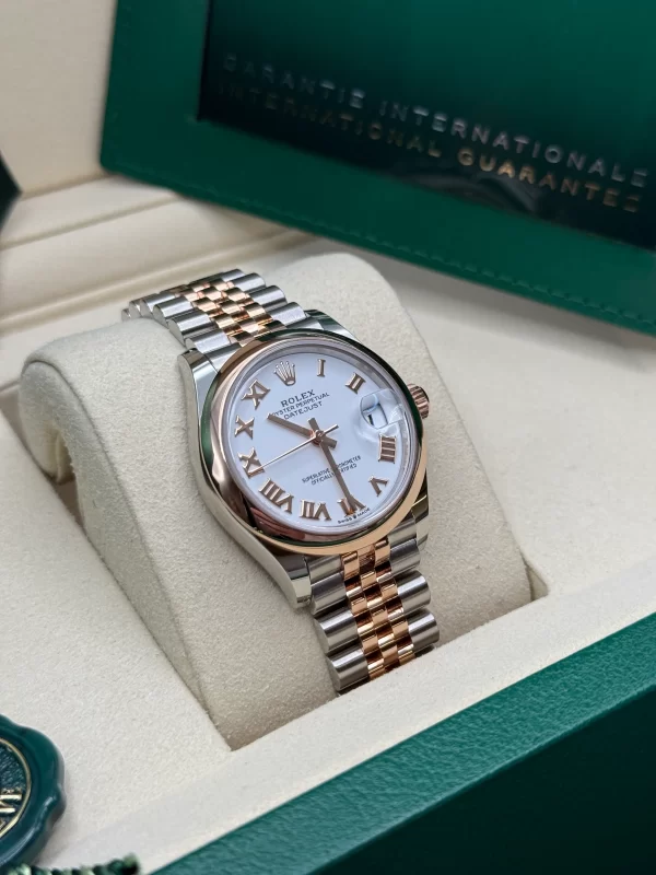 【Super Clone】RLX Datejust m278241-0001/0002 White 31mm Dial Oyster Bracelet Watch