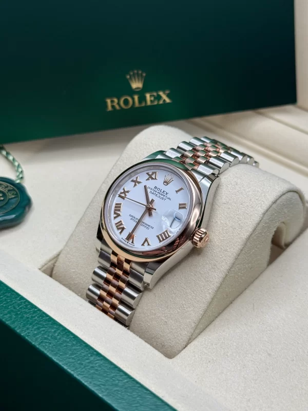 【Super Clone】RLX Datejust m278241-0001/0002 White 31mm Dial Oyster Bracelet Watch