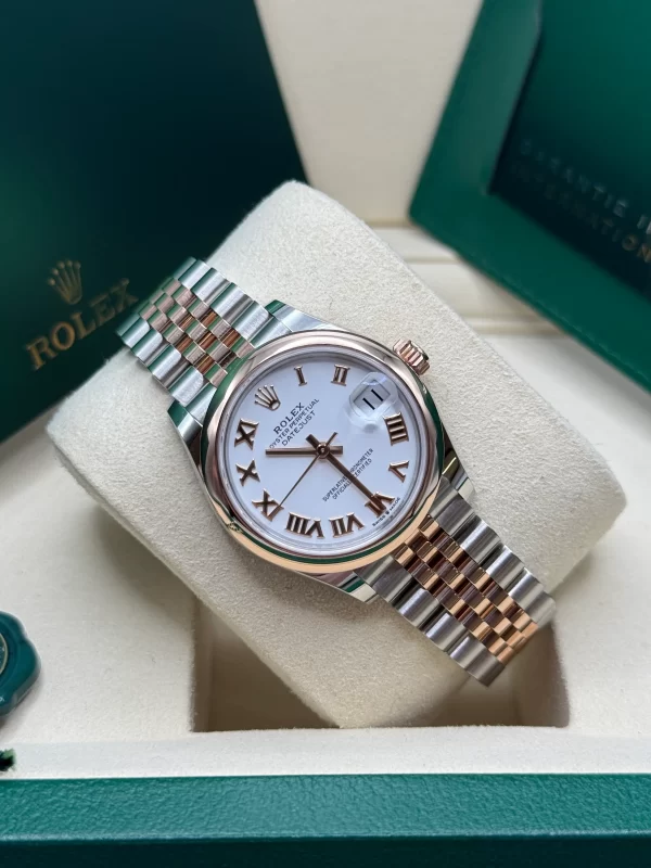 【Super Clone】RLX Datejust m278241-0001/0002 White 31mm Dial Oyster Bracelet Watch