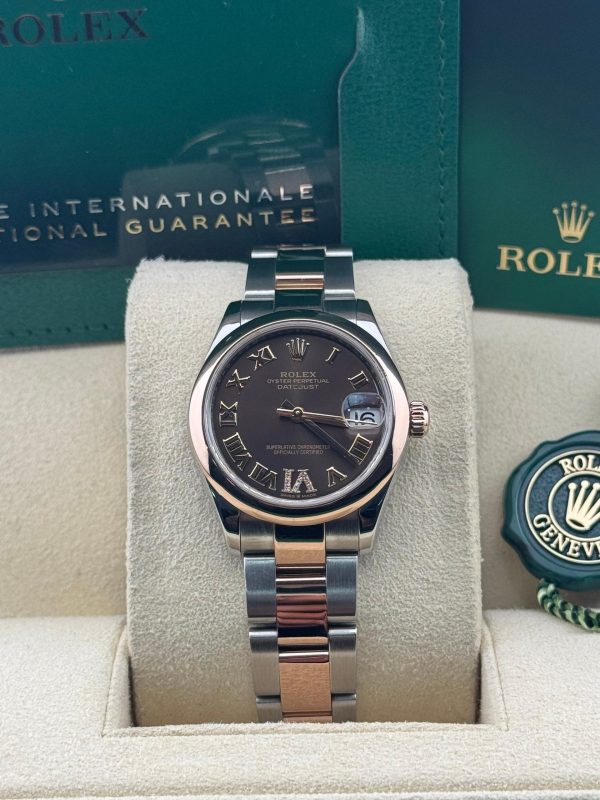 【Super Clone】RLX Datejust m278241-0003/0004 Chocolate 31mm Dial Oyster Bracelet Watch