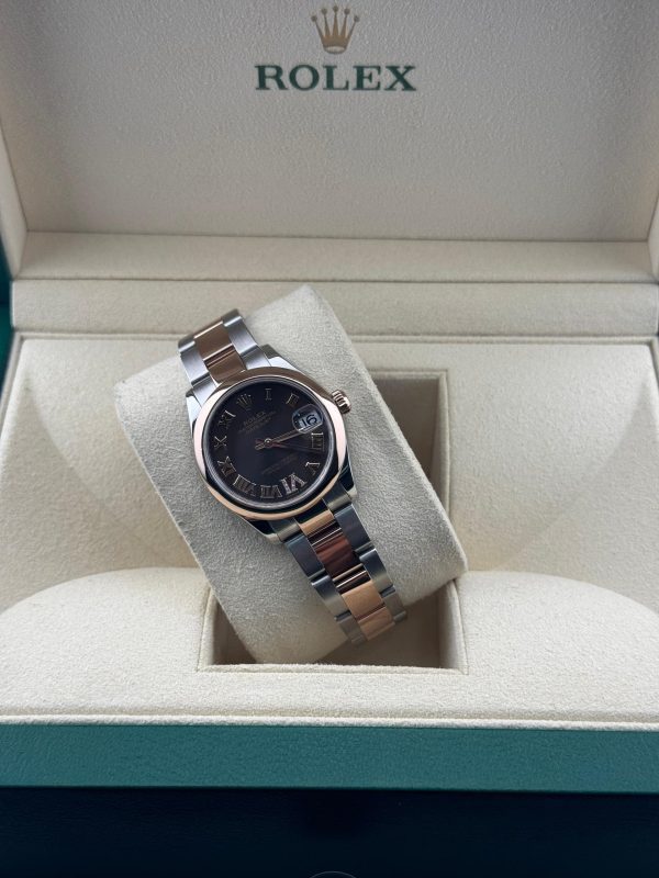 【Super Clone】RLX Datejust m278241-0003/0004 Chocolate 31mm Dial Oyster Bracelet Watch