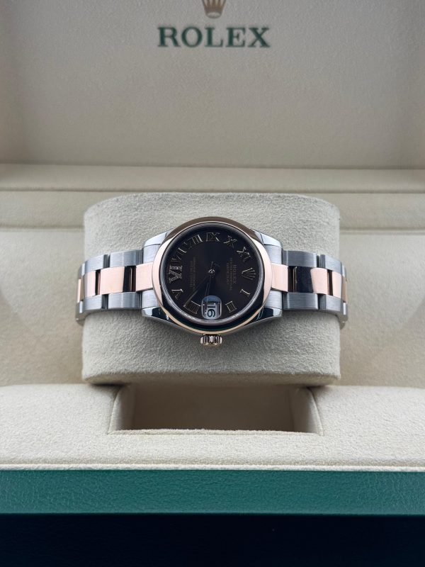 【Super Clone】RLX Datejust m278241-0003/0004 Chocolate 31mm Dial Oyster Bracelet Watch