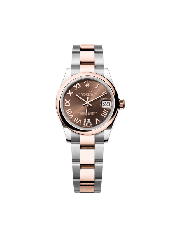 【Super Clone】RLX Datejust m278241-0003/0004 Chocolate 31mm Dial Oyster Bracelet Watch