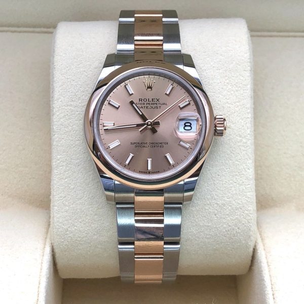 【Super Clone】RLX Datejust m278241-0009/0010 Rose 31mm Dial Oyster Bracelet Watch