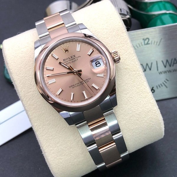 【Super Clone】RLX Datejust m278241-0009/0010 Rose 31mm Dial Oyster Bracelet Watch